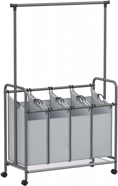 Cos de rufe, Songmics, Gri, 108x44x172 cm