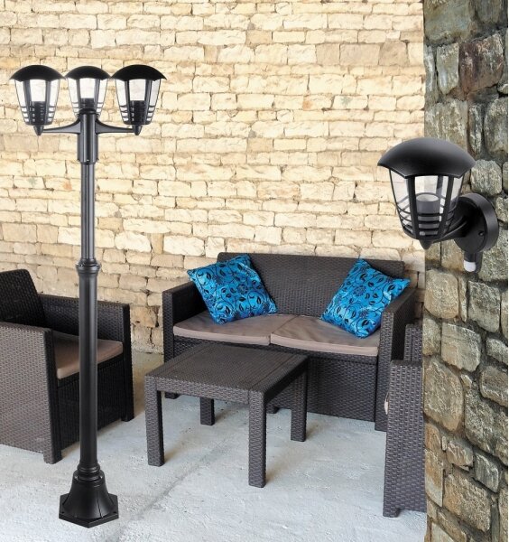 Rabalux 8569 - Lampă de exterior MARSEILLE, 3x E27/60W/230V, IP44, 1,81 m
