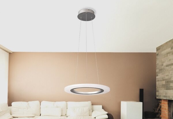Rabalux 2428 - Lustră LED ADRIENNE LED/20W/230V argintiu