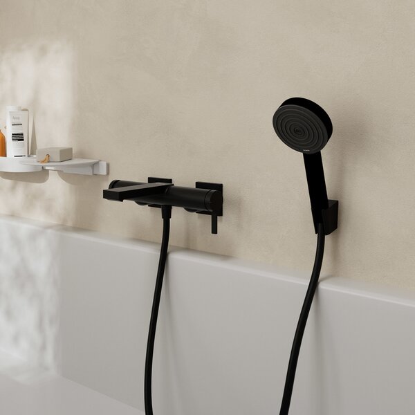 Hansgrohe Tecturis E baterie de duș perete negru 73620670