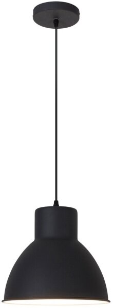 Rabalux 2578 - Lustră DEREK 1xE27/60W/230V negru