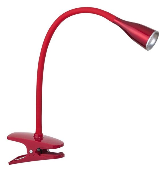 Rabalux 4198 - Lampă de birou LED cu clemă JEFF LED/4,5W/230V roșie