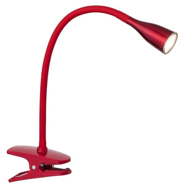 Rabalux 4198 - Lampă de birou LED cu clemă JEFF LED/4,5W/230V roșie