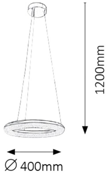 Rabalux 2565 - Candelabru LED reglabil GEORGINA LED/24W/230V alb