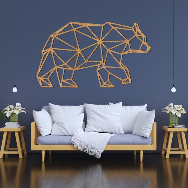Decor de perete sculptat urs - ARCTOS