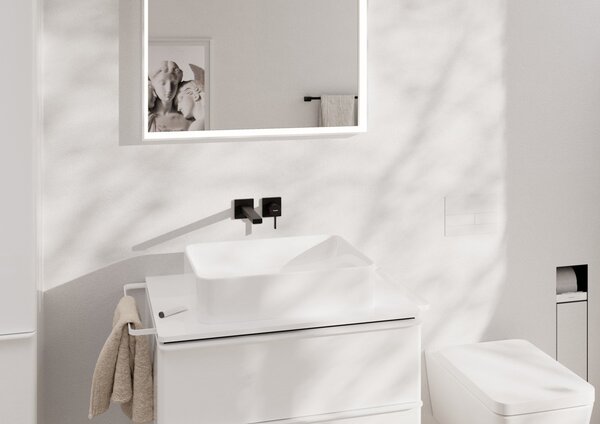 Hansgrohe Tecturis E baterie de duș perete negru 73620670