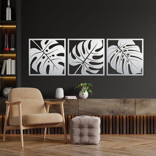Decorațiune murală din lemn cu monstera | SALAS