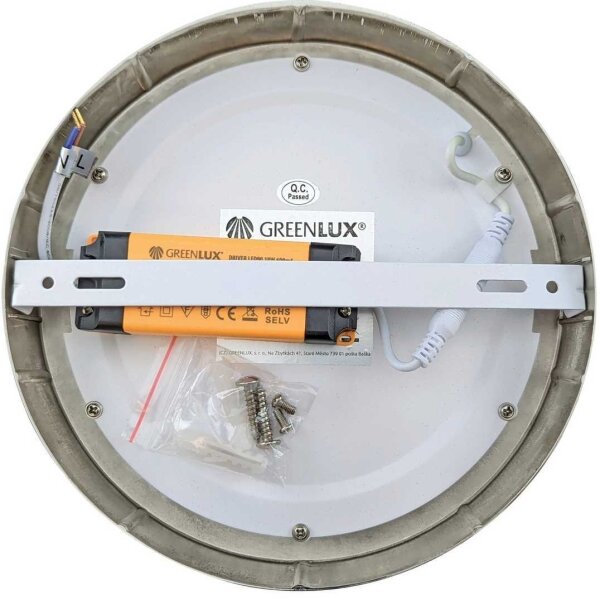 Plafonieră LED FENIX 12W 230V 3800K, diametru 17 cm