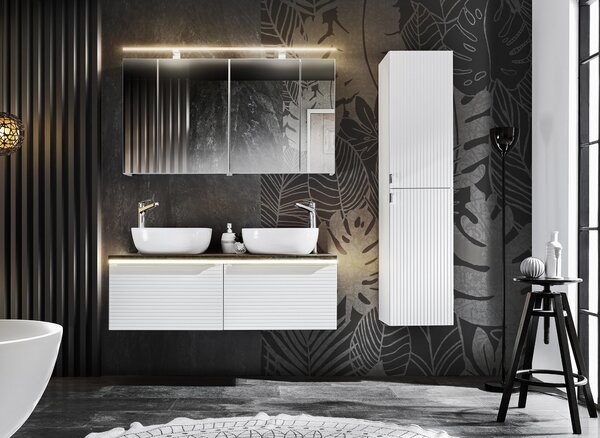Comad Leonardo White regal 30x65 cm LEONARDOOAK83-01-A