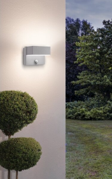 Eglo 97159 - LED Aplica perete exterior cu senzor AZZINANO 2xLED/5,6W/230V