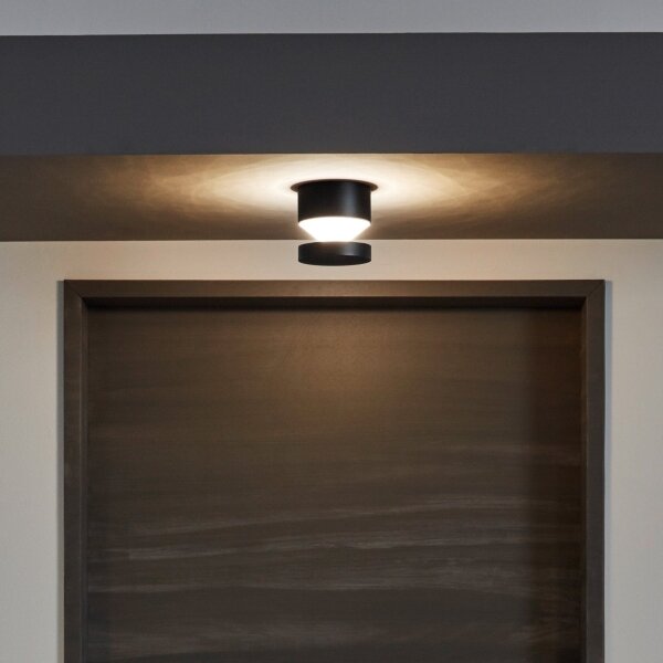 Eglo 65038 MELZO PRO - Aplică de perete pentru exterior LED, 11W, 230V, IP44, negru