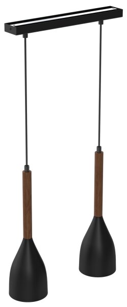 Lustră pe cablu MUZA 2xE27/60W/230V