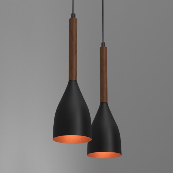 Lustră pe cablu MUZA 2xE27/60W/230V