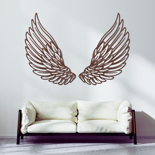 Decorațiune murală excepțională din lemn, aripi de înger | ANGELIC