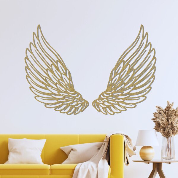 Decorațiune murală excepțională din lemn, aripi de înger | ANGELIC
