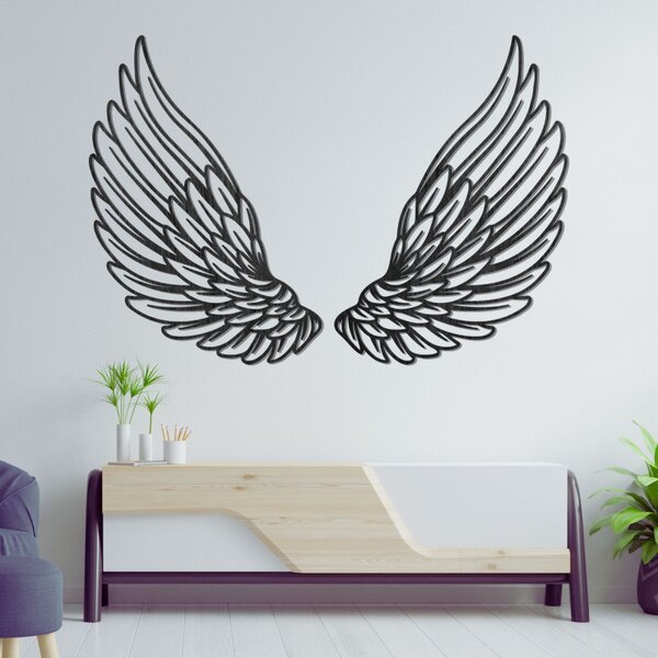 Decorațiune murală excepțională din lemn, aripi de înger | ANGELIC