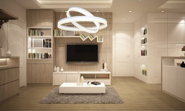 LED Lustră pe cablu RING cu telecomandă LED/60W/230V