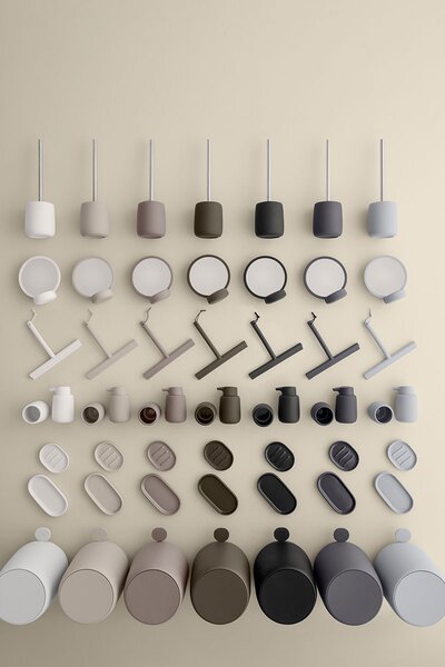 Blomus Sono pahar pentru periuta de dinti negru B66276