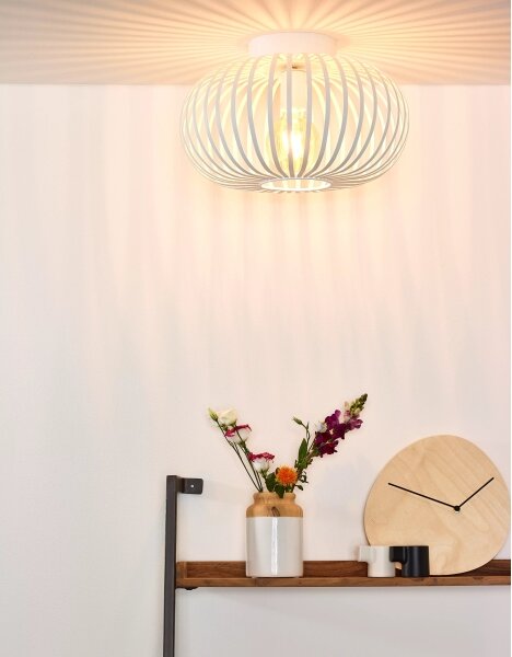 Lucide 78174/40/31 - Plafonieră MANUELA 1xE27/60W/230V alb