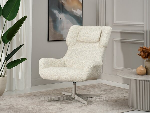 Fotoliu Irma (crem + bej). Promo -18%. 1110068