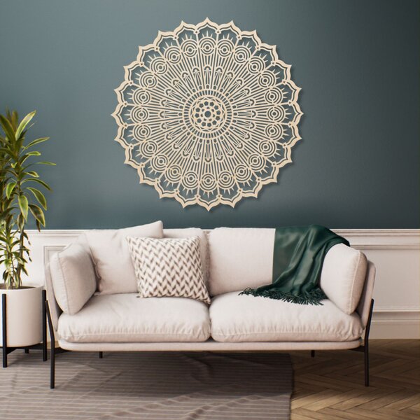 Mandala vindecătoare pe perete - Decorațiune elegantă pentru interiorul tău | LEER