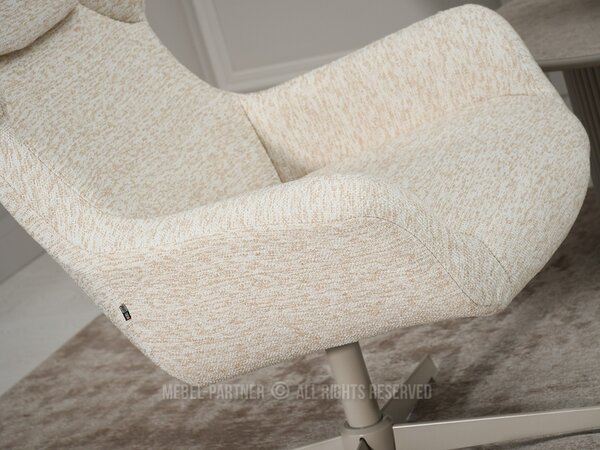 Fotoliu Irma (crem + bej). Promo -18%. 1110068
