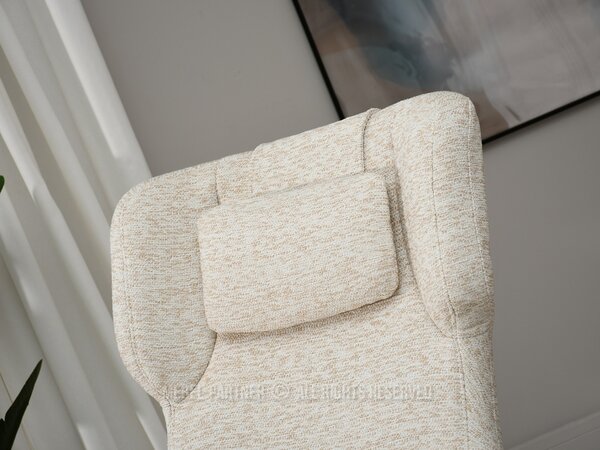 Fotoliu Irma (crem + bej). Promo -18%. 1110068