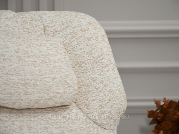 Fotoliu Irma (crem + bej). Promo -18%. 1110068