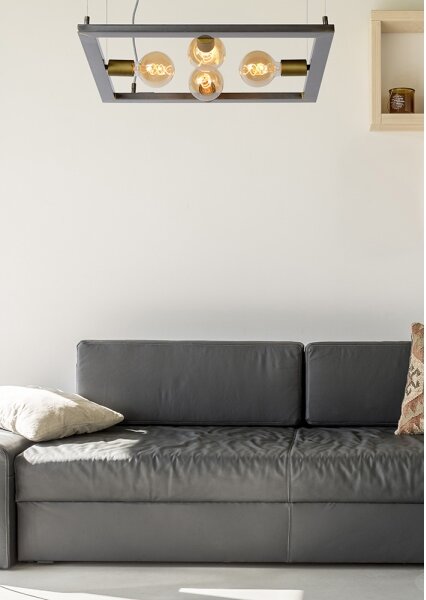 Lucide 73403/04/18 - Lustră pe cablu THOR 4xE27/60W/230V