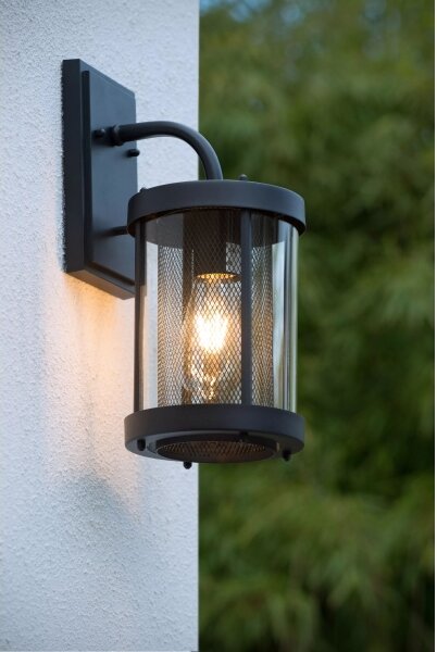 Lucide 29826/01/30 - Aplică perete exterior MAKKUM 1xE27/60W/230V IP23