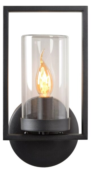 Lucide 29827/01/30 - Aplică perete exterior NISPEN 1xE14/40W/230V IP44