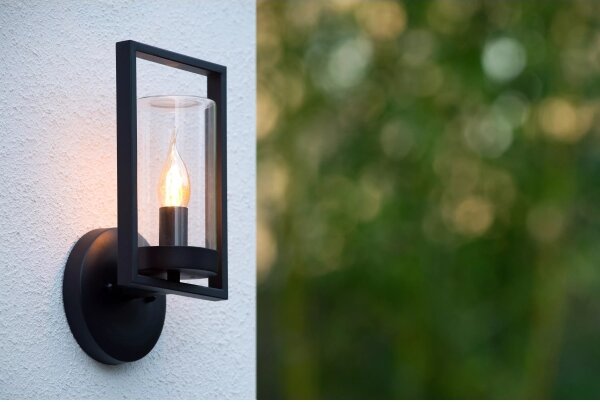 Lucide 29827/01/30 - Aplică perete exterior NISPEN 1xE14/40W/230V IP44