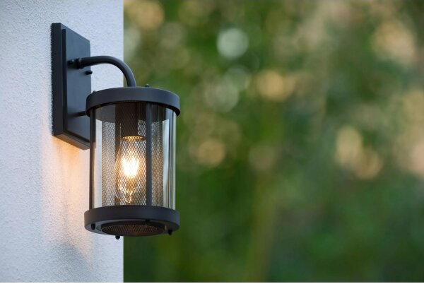 Lucide 29826/01/30 - Aplică perete exterior MAKKUM 1xE27/60W/230V IP23