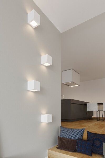 Sollux SL.0005 - Aplica de perete LEO 1xE27/60W/230V albă