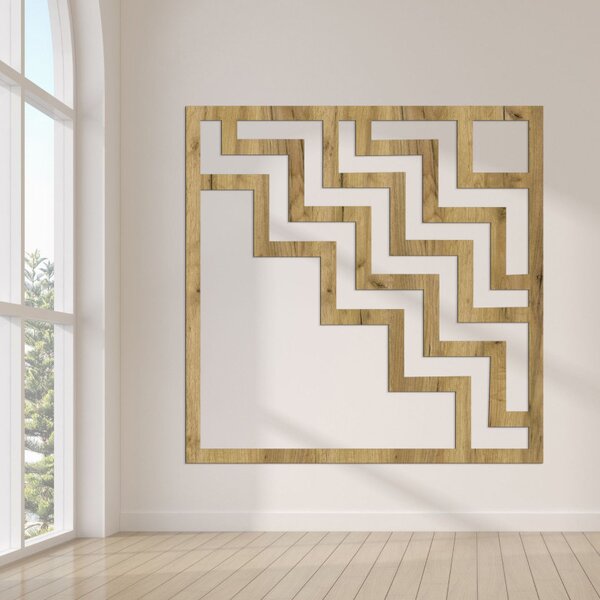 Decorațiune geometrică de perete pătrată | SUQARE