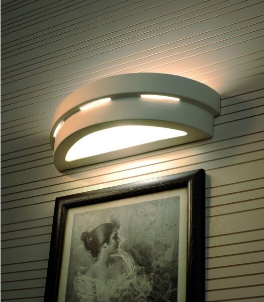 Aplică perete HELIOS 1xE27/60W/230V alb