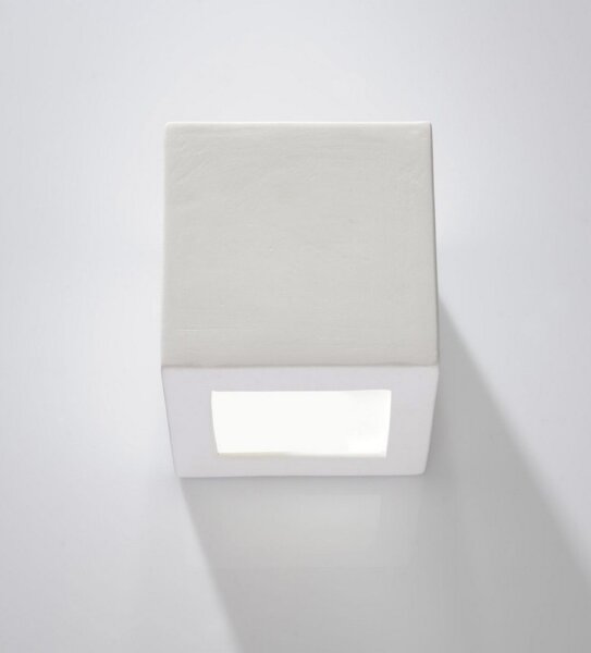 Sollux SL.0005 - Aplica de perete LEO 1xE27/60W/230V albă
