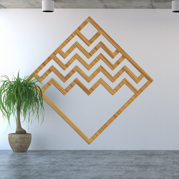 Decorațiune geometrică de perete pătrată | SUQARE