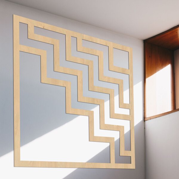 Decorațiune geometrică de perete pătrată | SUQARE