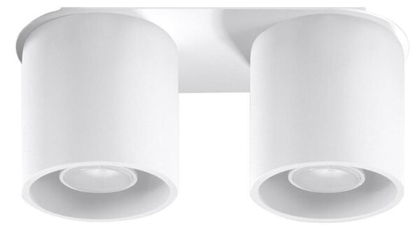 Plafonieră ORBIS 2 2xGU10/40W/230V alb