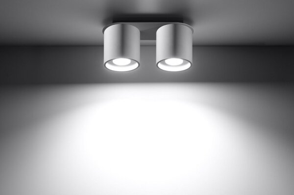 Plafonieră ORBIS 2 2xGU10/40W/230V alb