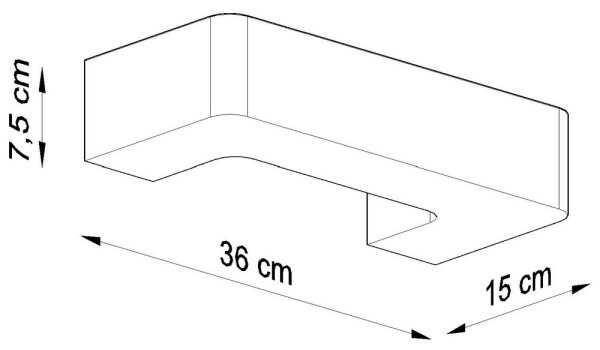Aplică perete MAGNET 1xE27/60W/230V alb