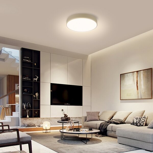 Brilagi - Plafonieră LED POOL, 36W, 230V, 3000/4000/6000K, diam. 30 cm, bej