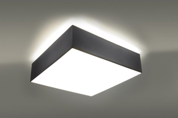 Plafonieră HORUS 35 2xE27/60W/230V gri