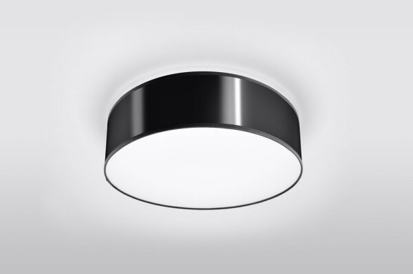 Plafonieră ARENA 35 2xE27/60W/230V negru