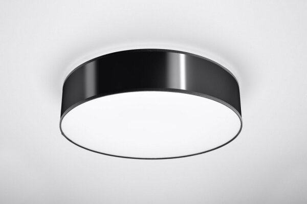 Plafonieră ARENA 45 3xE27/60W/230V negru