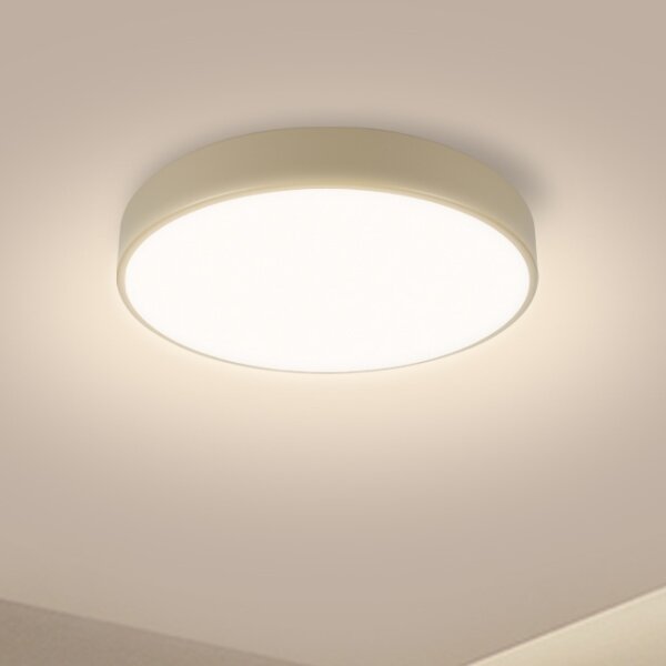 Brilagi - Plafonieră LED POOL, 36W, 230V, 3000/4000/6000K, diam. 30 cm, bej