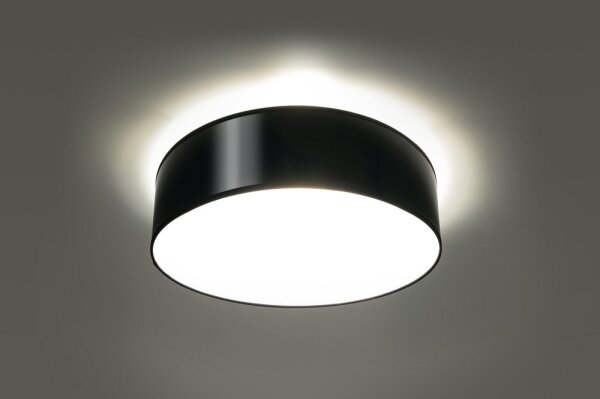Plafonieră ARENA 35 2xE27/60W/230V negru