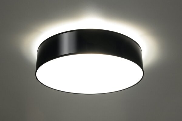 Plafonieră ARENA 45 3xE27/60W/230V negru