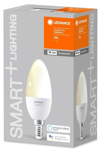Bec de iluminare cu LED SMART + E14/5W/230V 2.700K - Ledvance